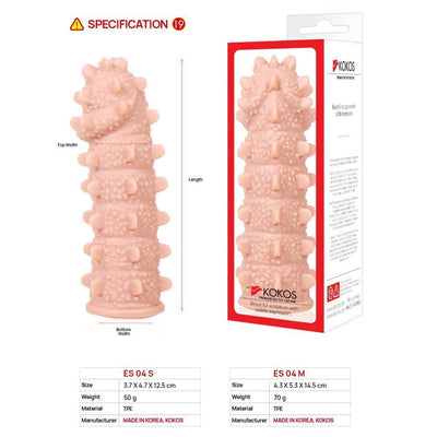 Main image for product index 6: Насадка на член Kokos Extreme Sleeve ES.04 (повреждена упаковка!!!)