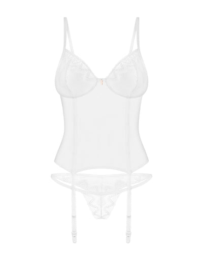 Main image for product index 7: Корсет Obsessive Alissium corset & thong (мятая упаковка!!!)