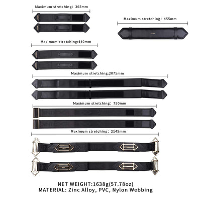 Main image for product index 4: Фиксаторы рук и ног для кровати LOCKINK BDSM Adjustable Bed Restraint Kit (мятая упаковка!!!)