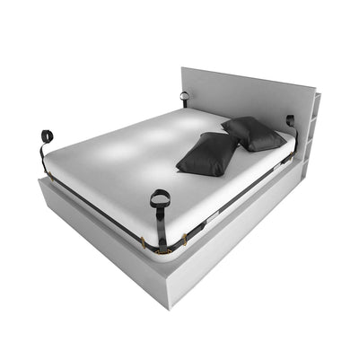 Main image for product index 1: Фиксаторы рук и ног для кровати LOCKINK BDSM Adjustable Bed Restraint Kit (мятая упаковка!!!)