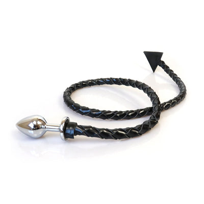 Main image for product index 2: Металлическая анальная пробка с дьявольским хвостом Art of Sex - Succubus