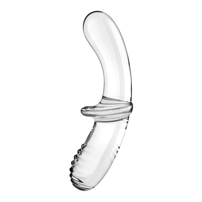 Main image for product index 6: Дилдо Satisfyer Double Crystal (Transparent) (повреждена упаковка!!!)
