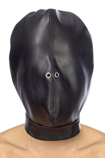Капюшон для БДСМ Fetish Tentation Closed BDSM hood in leatherette - фото 1