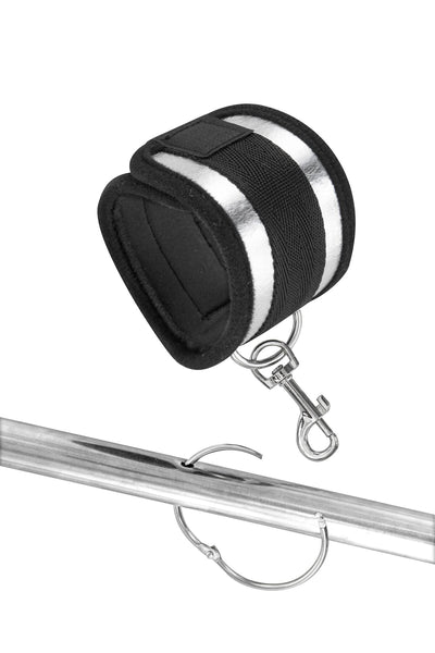 Фіксатор для рук і ніг Fetish Tentation Submission bar with 4 cuffs - фото 2