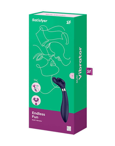 Вибратор для пар Satisfyer Endless Fun Blue (мятая упаковка!!!) - фото 4