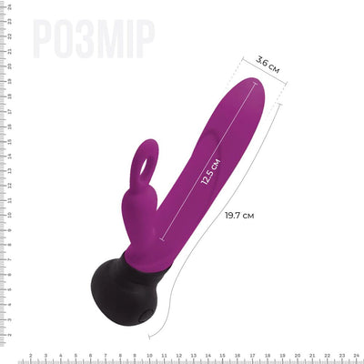 Вибратор с вращением ствола Adrien Lastic Mini Bonnie - фото 2