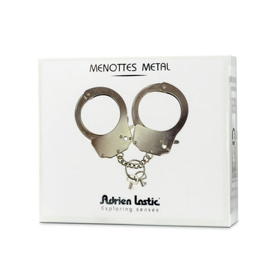 Main image for product index 4: Наручники металлические Adrien Lastic Handcuffs Metallic (полицейские)