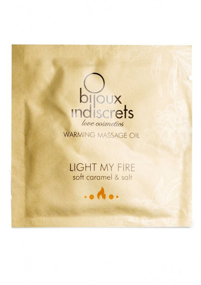 Main image for product index 1: Пробник Bijoux Indiscrets Sachette Light My Fire – Caramel&Sea salt