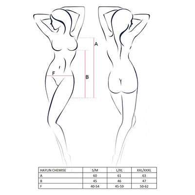 Main image for product index 6: Прозора сорочка Passion HAYLIN CHEMISE, трусики