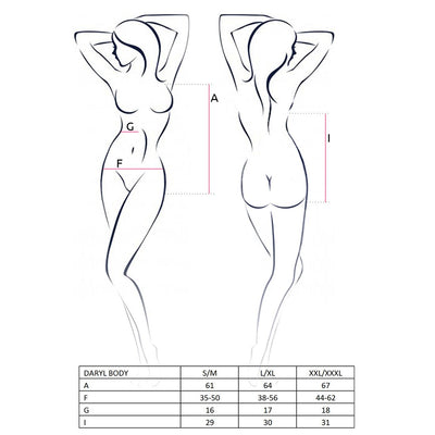 Main image for product index 14: Боді з дуже глибоким декольте Passion DARYL BODY