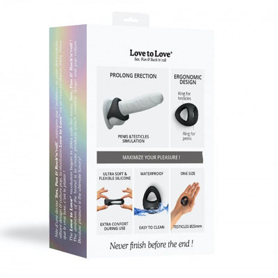 Main image for product index 8: Ерекційне кільце подвійне Love To Love FLUX RING