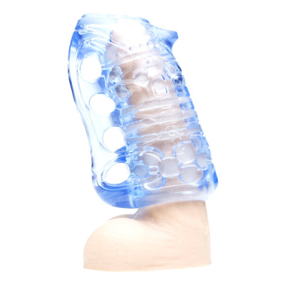 Мастурбатор Fleshlight Fleshskins Grip Blue Ice - фото 2