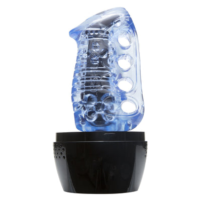 Мастурбатор Fleshlight Fleshskins Grip Blue Ice - фото 3