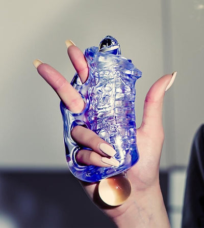 Мастурбатор Fleshlight Fleshskins Grip Blue Ice - фото 7