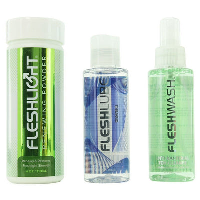 Мастурбатор Fleshlight Lady Original Value Pack: присоска, змазка, чищення і відновлення - фото 6