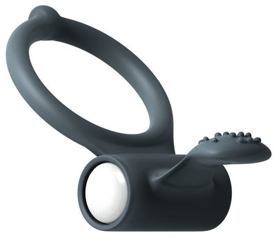 Ерекційне кільце Dorcel Power Clit Black V2 з вібрацією - фото 1