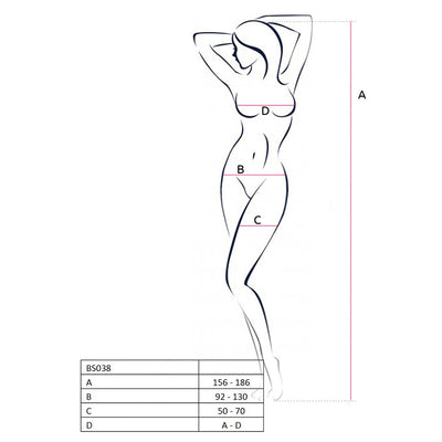 Main image for product index 10: Бодістокінг, комбінезон Passion BS038