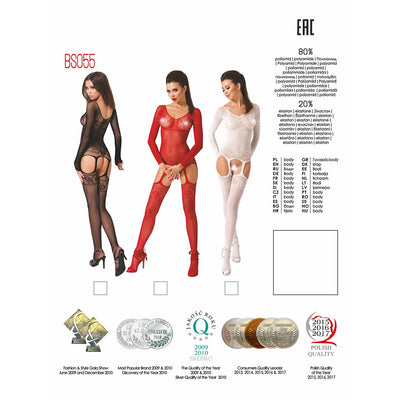 Main image for product index 10: Бодістокінг, комбінезон Passion BS055