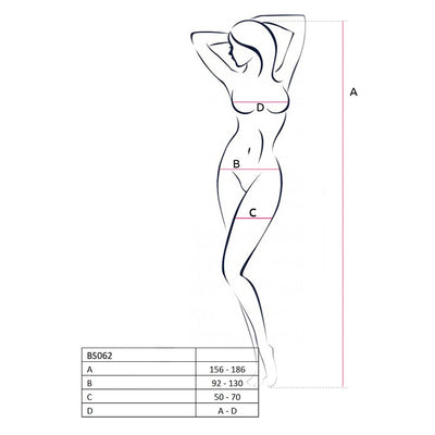Main image for product index 17: Сітчастий бодістокінг Passion BS062