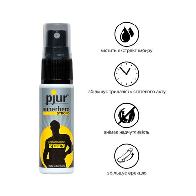 Main image for product index 2: Пролонгуючий спрей pjur Superhero Strong Spray