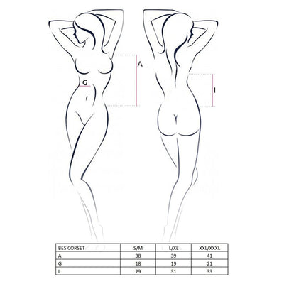 Main image for product index 3: Корсет під латекс з пажами Passion Exclusive BES CORSET