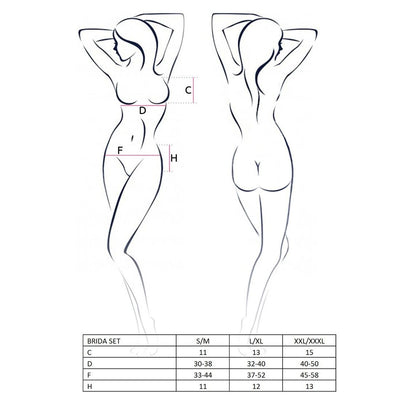 Main image for product index 12: Комплект білизни Passion Exclusive BRIDA SET OpenBra