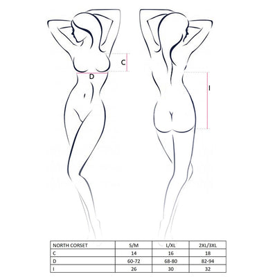 Main image for product index 21: Корсет з відкритими грудьми Passion Exclusive NORTH CORSET