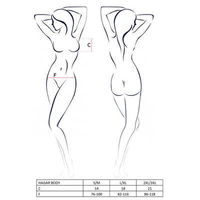 Main image for product index 7: Боди-монокини Passion Exclusive HAGAR BODY