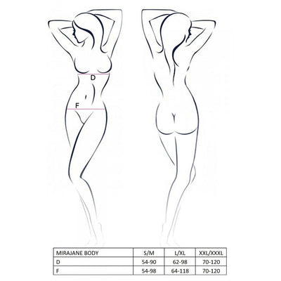 Main image for product index 14: Полупрозрачное боди с вырезами Passion Exclusive Mirajane Body