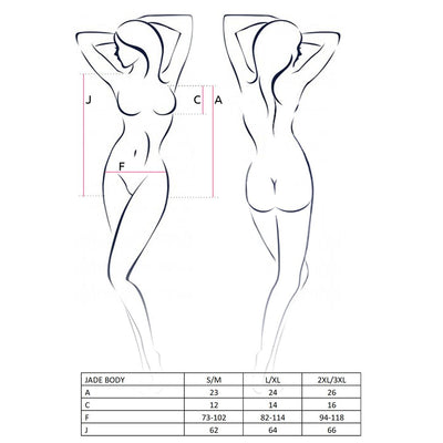 Main image for product index 5: Откровенное боди с элементами стреп Passion Exclusive JADE BODY