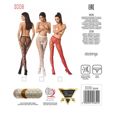 Main image for product index 18: Еротичні колготки-бодістокінг Passion S008