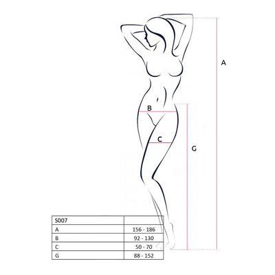 Main image for product index 12: Эротические колготки-бодистокинги Passion S025