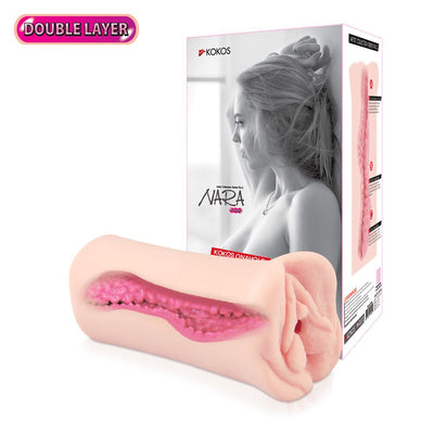 Main image for product index 6: Мастурбатор-вагина двухслойный Kokos Nara Double Layer