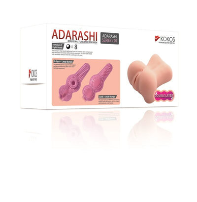 Main image for product index 9: Мастурбатор-вагіна двошаровий Kokos Adarashi -1 Double Layer doggy-style