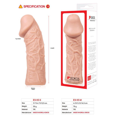 Main image for product index 5: Насадка на член Kokos Extreme Sleeve ES.05