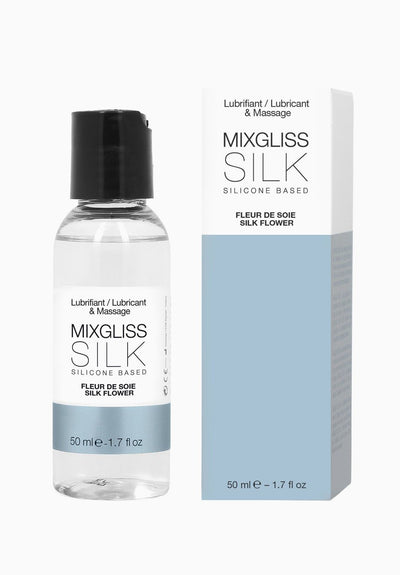 Main image for product index 1: Лубрикант на силіконовій основі MixGliss SILK - FLEUR DE SOIE
