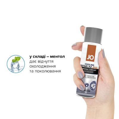 Анальная смазка на силиконовой основе JO ANAL PREMIUM — COOLING - фото 4