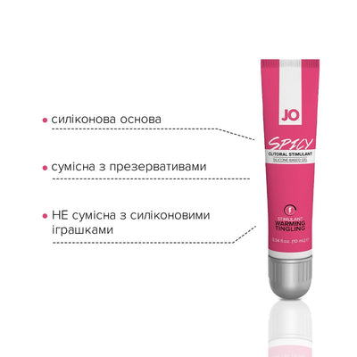 Возбуждающий гель для клитора System JO SPICY WARMING - фото 4