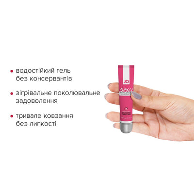 Возбуждающий гель для клитора System JO SPICY WARMING - фото 2
