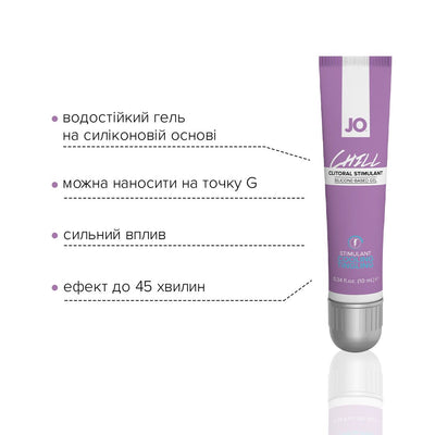 Стимулирующий гель для клитора JO CHILL COOLING - фото 3