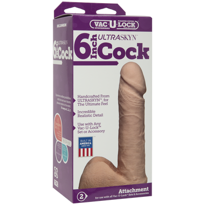 Фаллоимитатор Doc Johnson Vac-U-Lock - Cock - фото 2