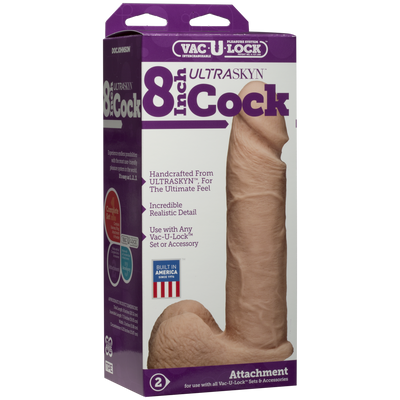 Фаллоимитатор Doc Johnson Vac-U-Lock - Cock - фото 6