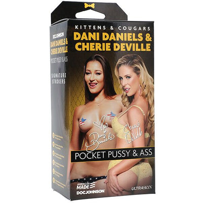 Мастурбатор двусторонний Doc Johnson Dani Daniels / Cherie Deville - фото 2