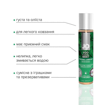 Main image for product index 3: Змазка на водній основі JO H2O — Cool Mint