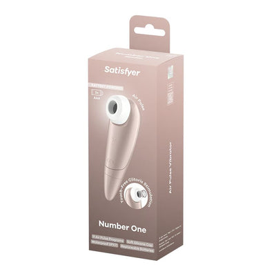 Вакуумний кліторальний стимулятор Satisfyer Number One, на батарейках - фото 2