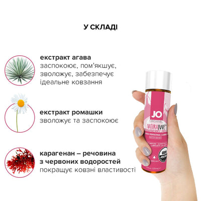 Main image for product index 4: Змазка на водній основі JO NATURALOVE Strawberry