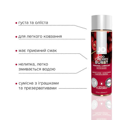 Main image for product index 3: Змазка на водній основі JO H2O — Cherry Burst