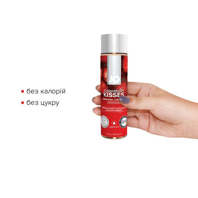 Смазка на водной основе JO H2O — Strawberry Kiss - фото 2