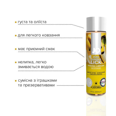 Main image for product index 3: Змазка на водній основі JO H2O — Banana Lick