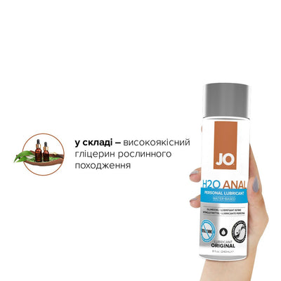 Анальна змазка JO ANAL H2O — ORIGINAL - фото 4